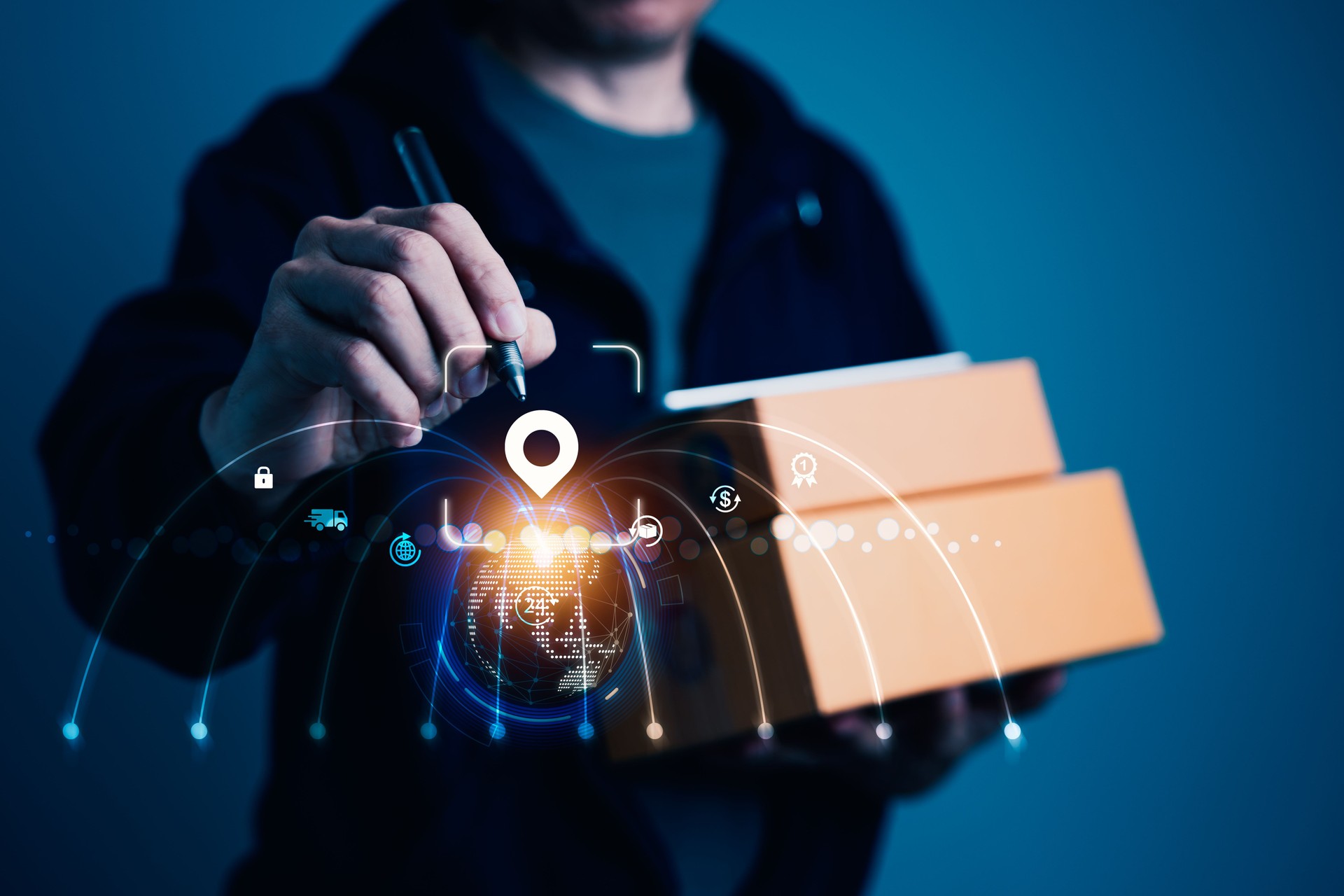 Soluções de entrega global: serviço contínuo, tecnologia avançada