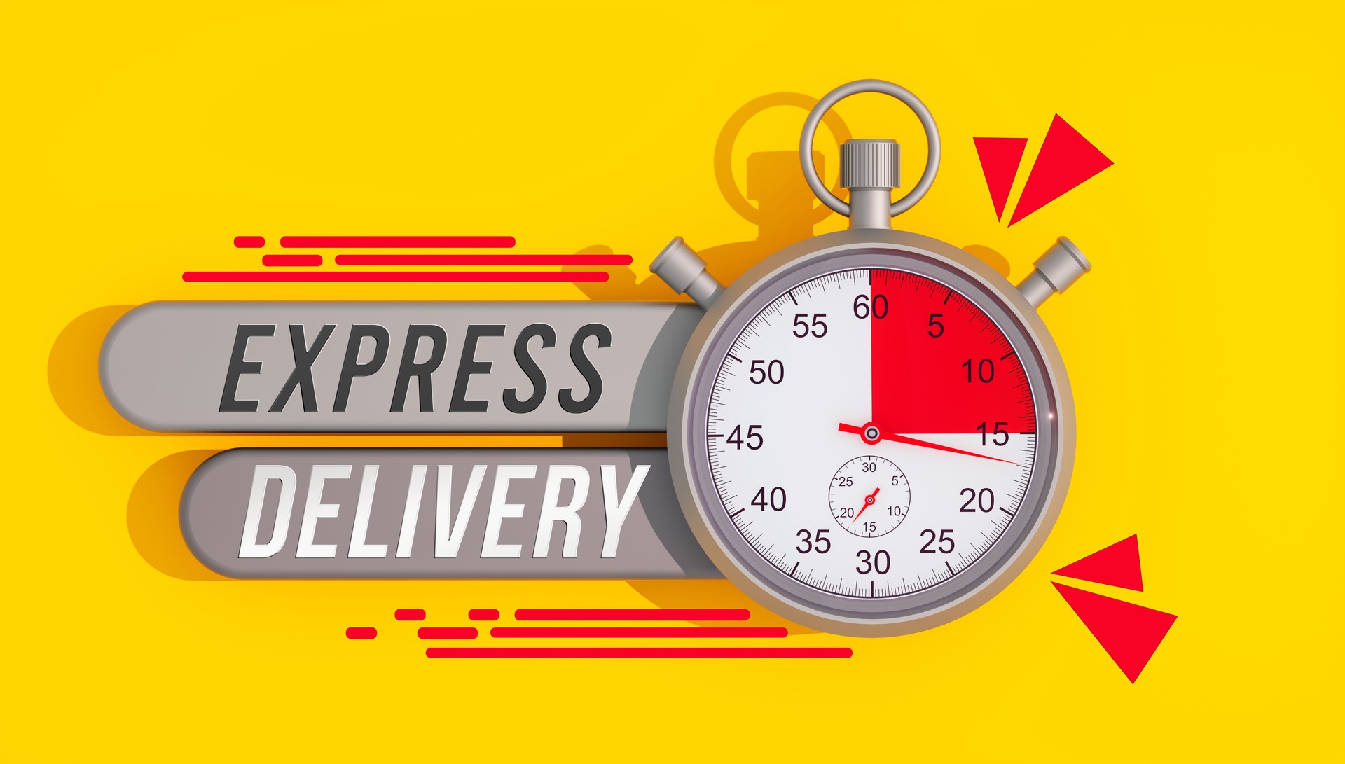 Entrega expressa: cronômetro de serviço rápido